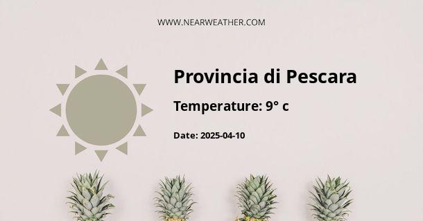 Weather in Provincia di Pescara