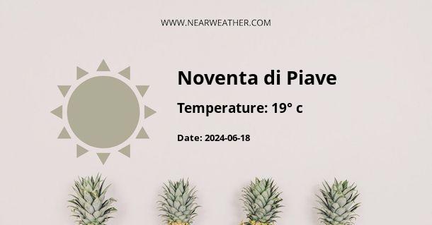 Weather in Noventa di Piave