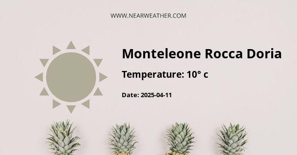 Weather in Monteleone Rocca Doria