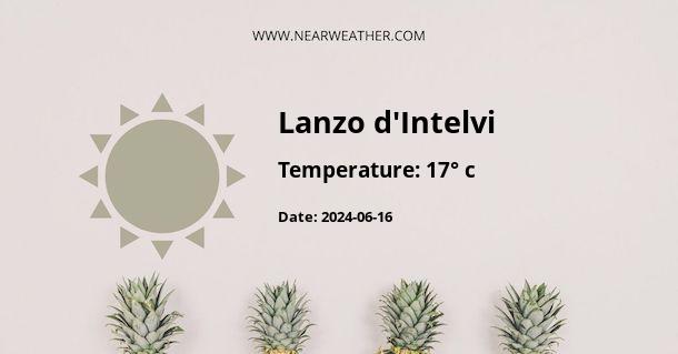 Weather in Lanzo d'Intelvi