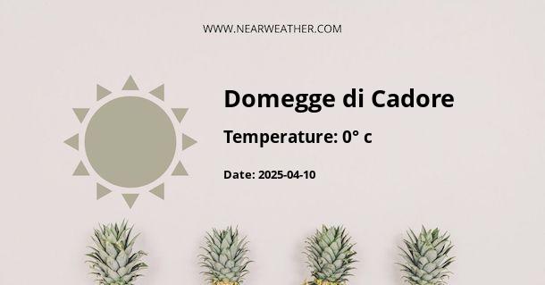 Weather in Domegge di Cadore