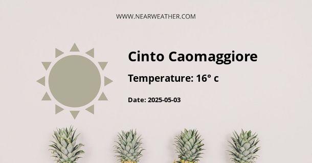 Weather in Cinto Caomaggiore