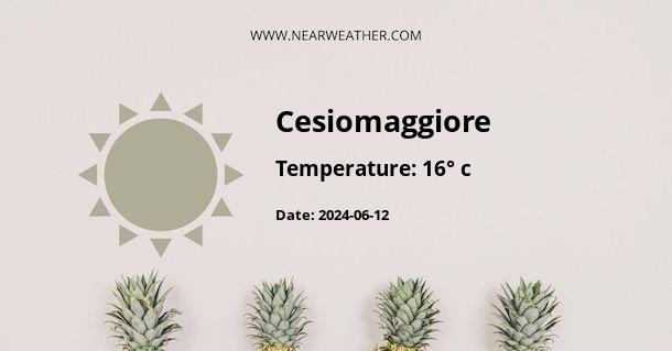 Weather in Cesiomaggiore