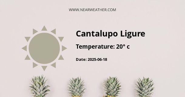 Weather in Cantalupo Ligure