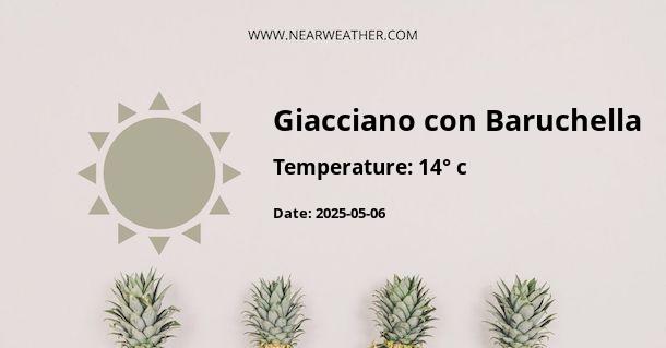 Weather in Giacciano con Baruchella