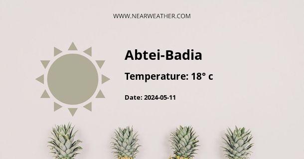 Weather in Abtei-Badia