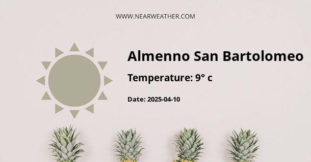 Weather in Almenno San Bartolomeo