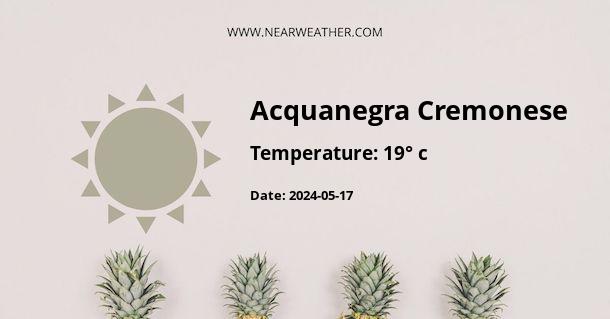 Weather in Acquanegra Cremonese