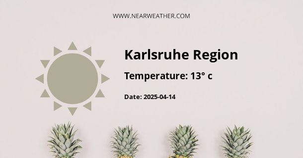 Weather in Karlsruhe Region