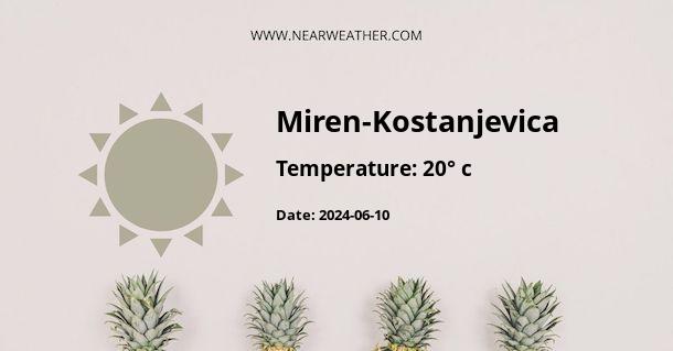 Weather in Miren-Kostanjevica