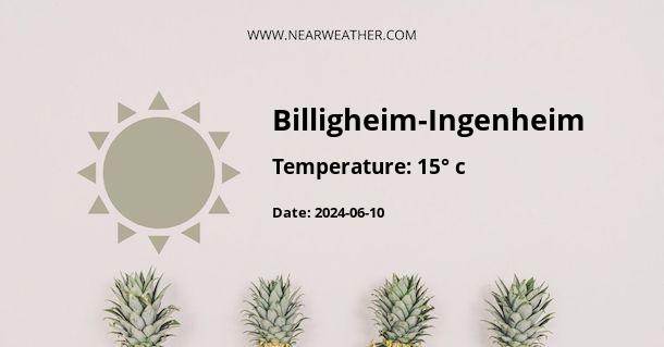 Weather in Billigheim-Ingenheim
