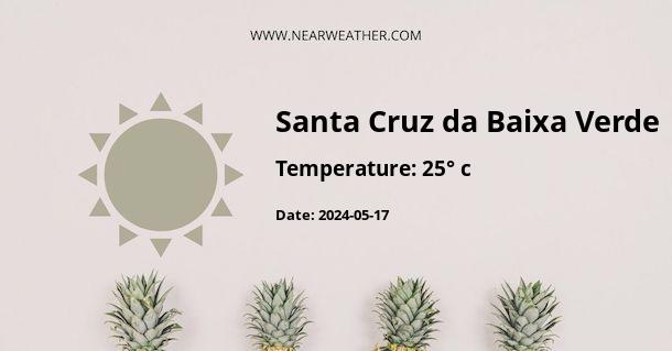 Weather in Santa Cruz da Baixa Verde