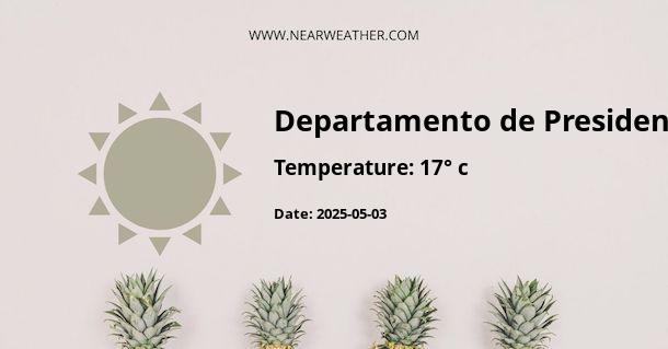 Weather in Departamento de Presidencia de la Plaza