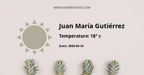 Weather in Juan María Gutiérrez