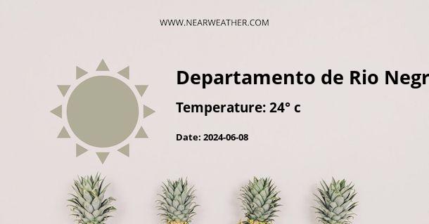 Weather in Departamento de Rio Negro