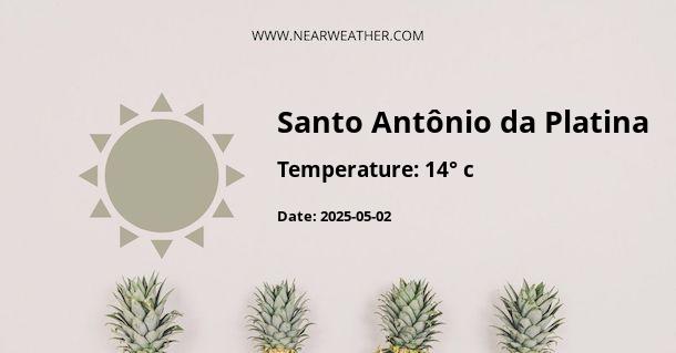 Weather in Santo Antônio da Platina