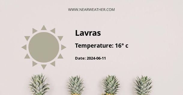 Weather in Lavras