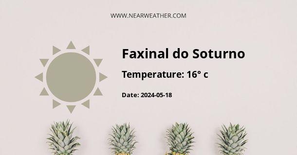 Weather in Faxinal do Soturno