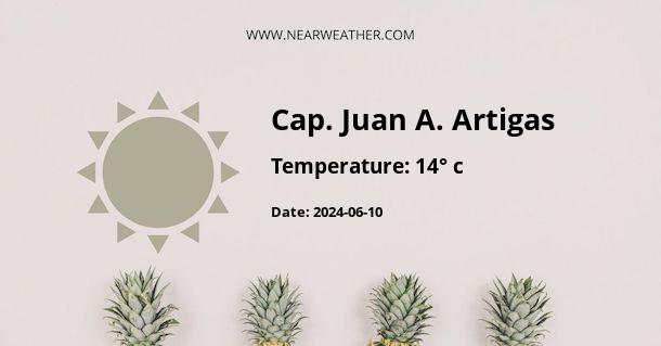 Weather in Cap. Juan A. Artigas
