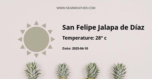 Weather in San Felipe Jalapa de Díaz