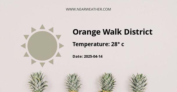 Weather in Orange Walk District