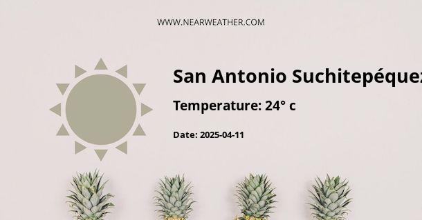 Weather in San Antonio Suchitepéquez