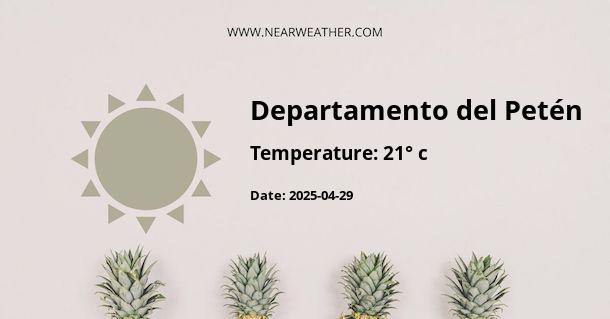 Weather in Departamento del Petén