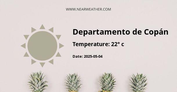 Weather in Departamento de Copán