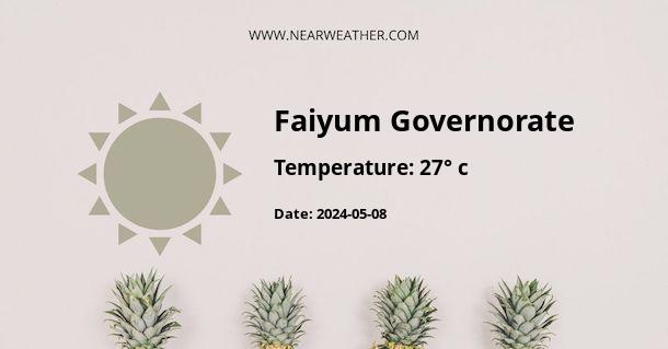Weather in Faiyum Governorate