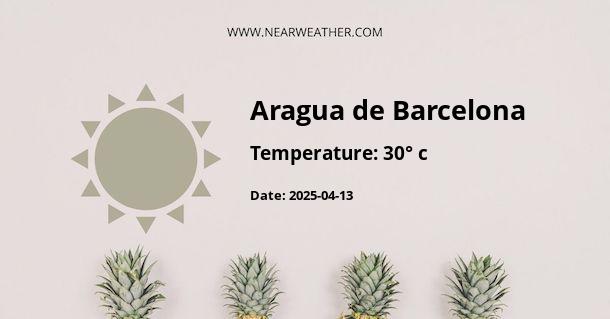 Weather in Aragua de Barcelona