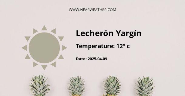 Weather in Lecherón Yargín