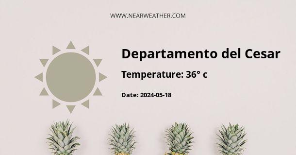 Weather in Departamento del Cesar