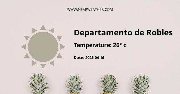 Weather in Departamento de Robles