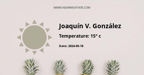 Weather in Joaquín V. González