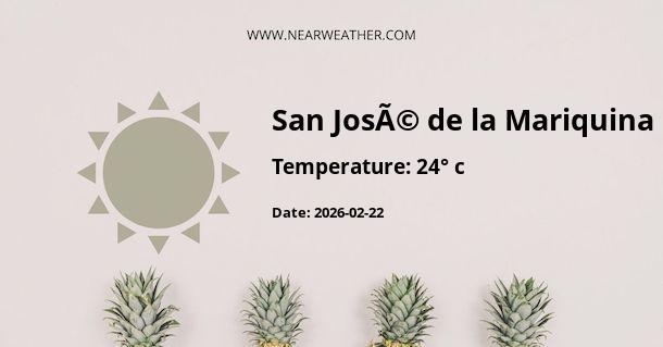 Weather in San JosÃ© de la Mariquina