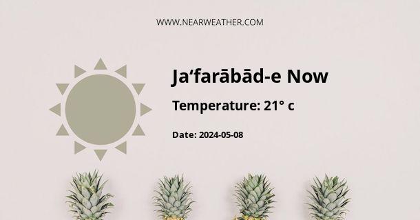 Weather in Ja‘farābād-e Now