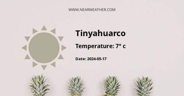 Weather in Tinyahuarco