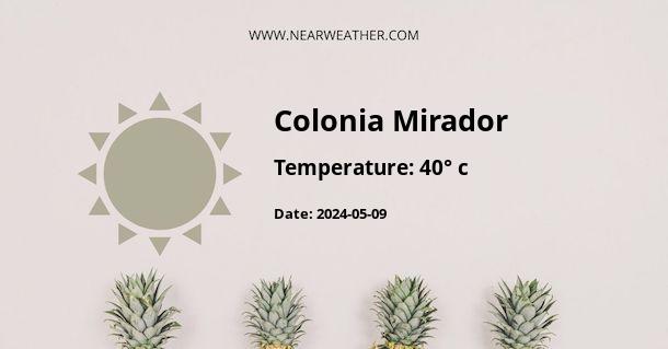 Weather in Colonia Mirador