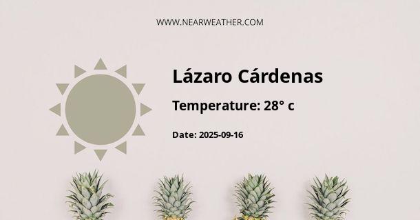 Weather in Lázaro Cárdenas
