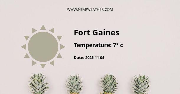 Weather in Fort Gaines