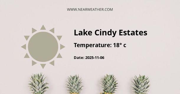 Weather in Lake Cindy Estates