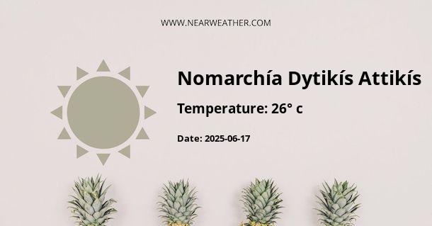 Weather in Nomarchía Dytikís Attikís