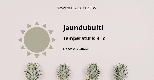 Weather in Jaundubulti