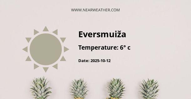 Weather in Eversmuiža