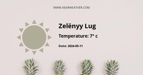 Weather in Zelënyy Lug