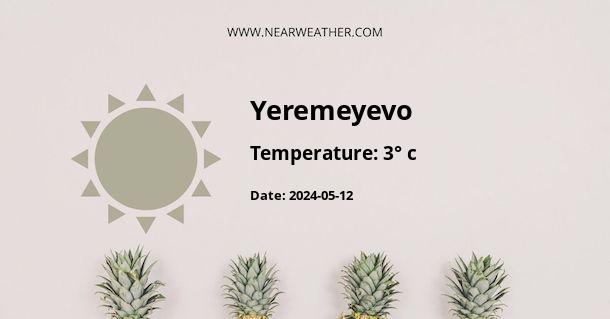 Weather in Yeremeyevo