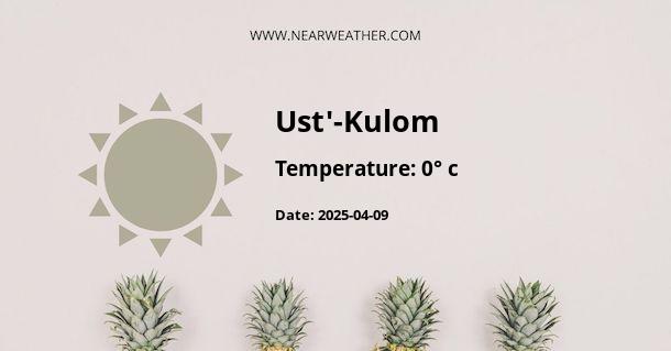 Weather in Ust'-Kulom