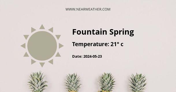 Weather in Fountain Spring