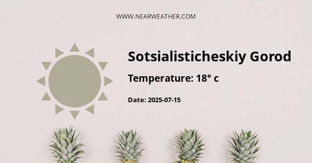 Weather in Sotsialisticheskiy Gorod