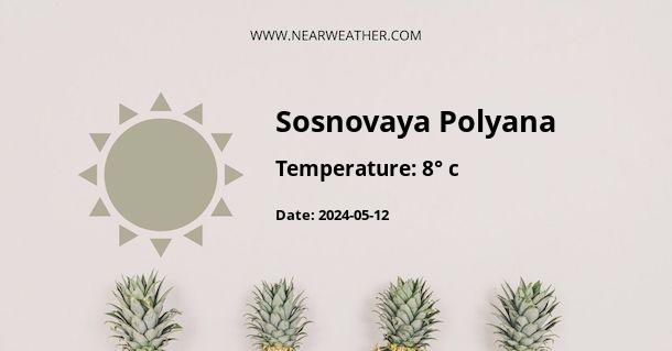 Weather in Sosnovaya Polyana